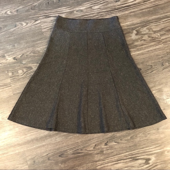 J. Jill Dresses & Skirts - J. Jill | A-Line Brown Mixed Blend Petite Skirt